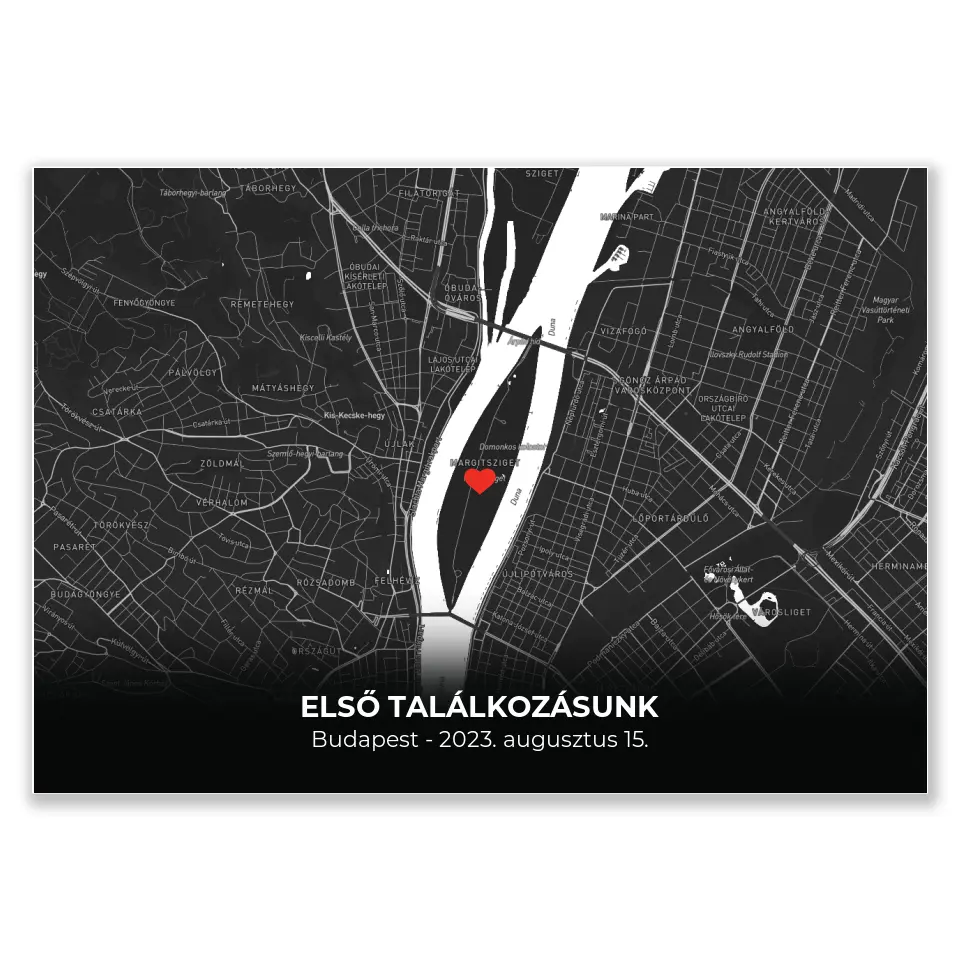 Minimalista térképes egyedi falikép