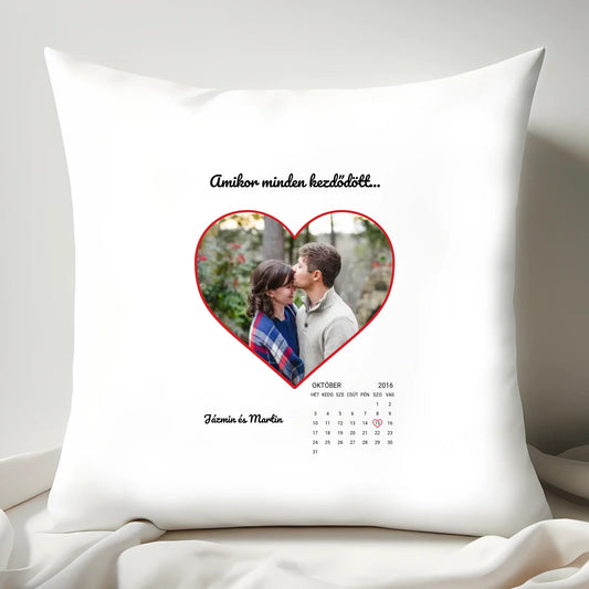 Egyedi párna Valentin napra