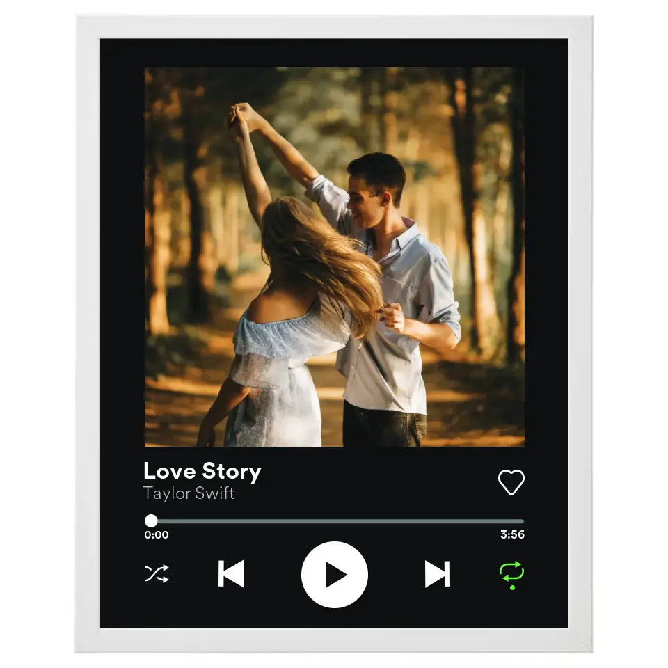 Spotify stílusú egyedi kép