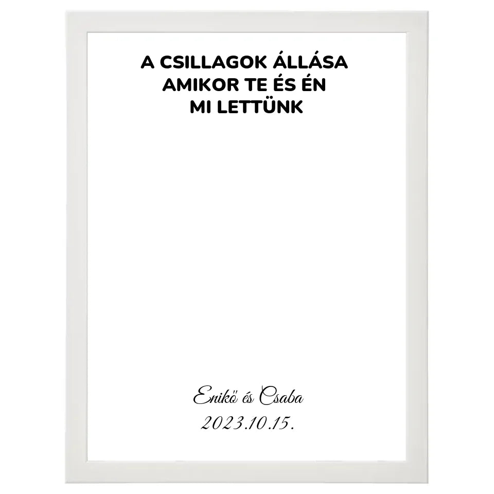 Szív csillagtérkép