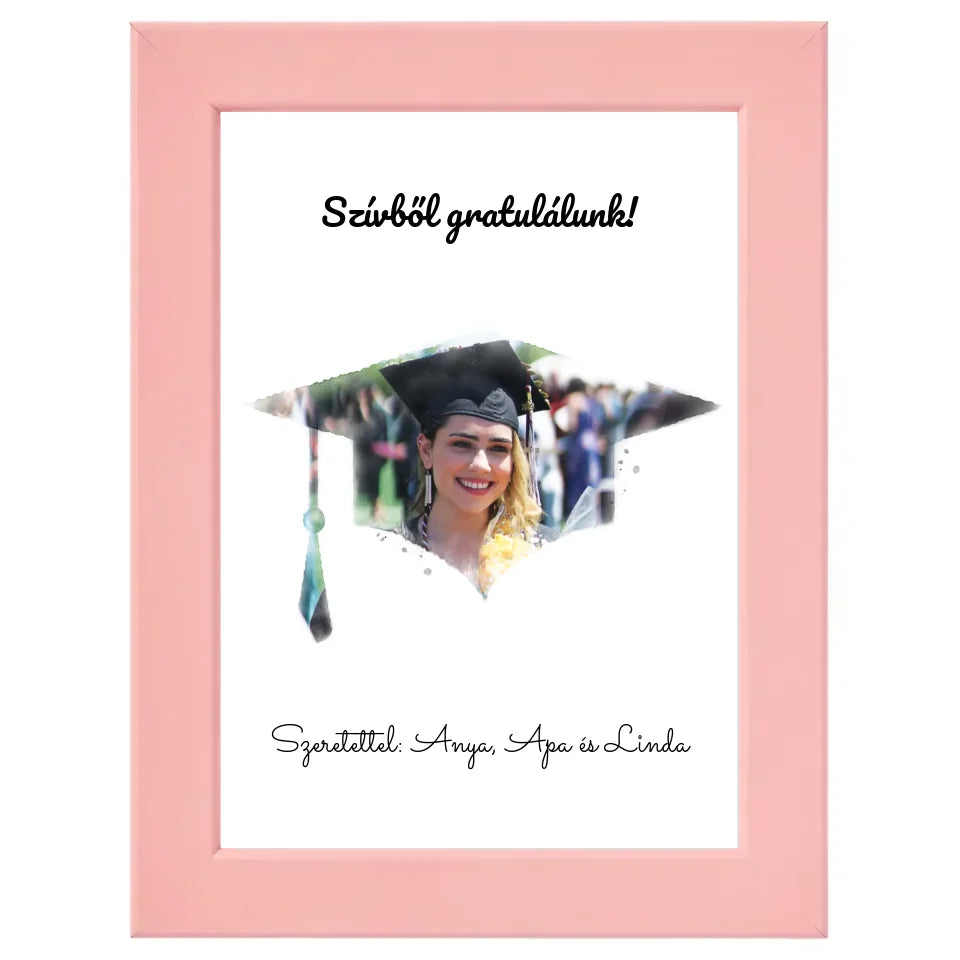 Ballagási ajándék egyedi falikép