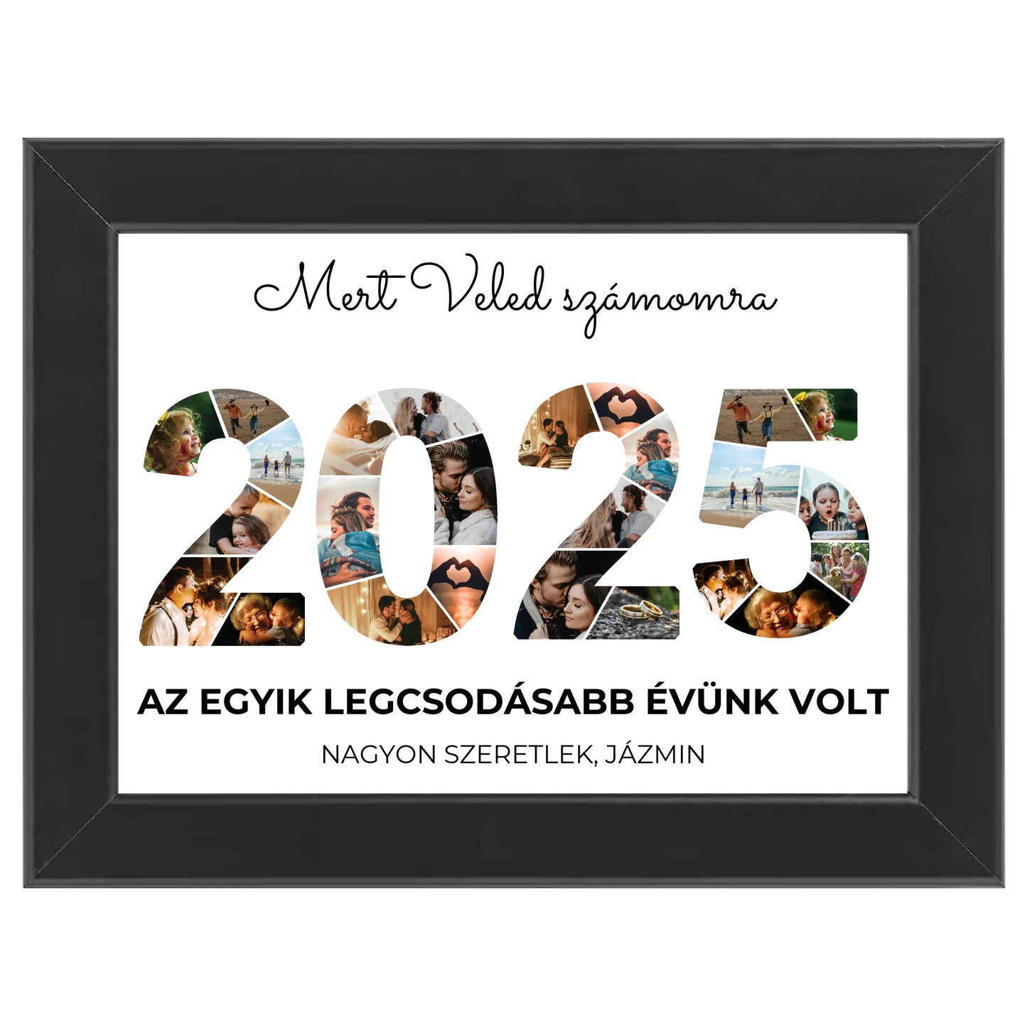 2025 évszámos egyedi fotókollázs #2