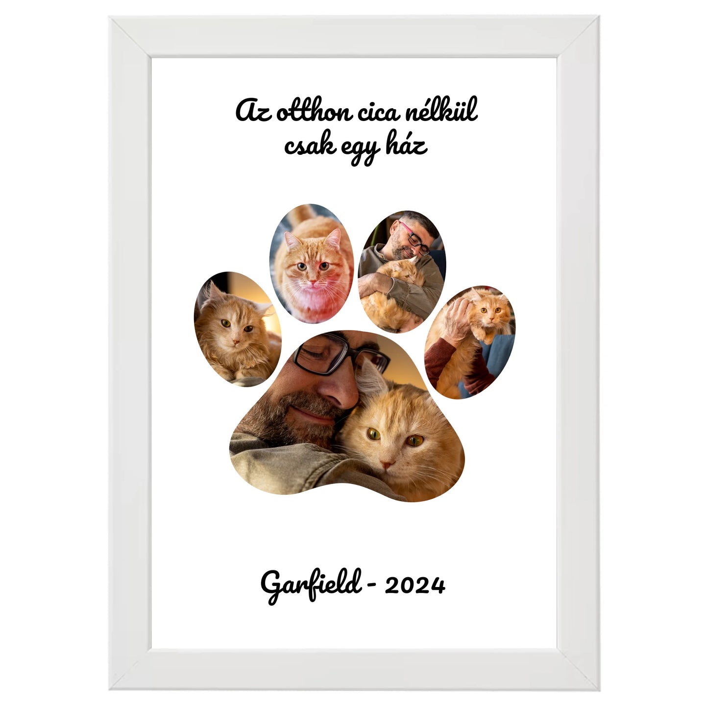 Mancsos egyedi fotókollázs