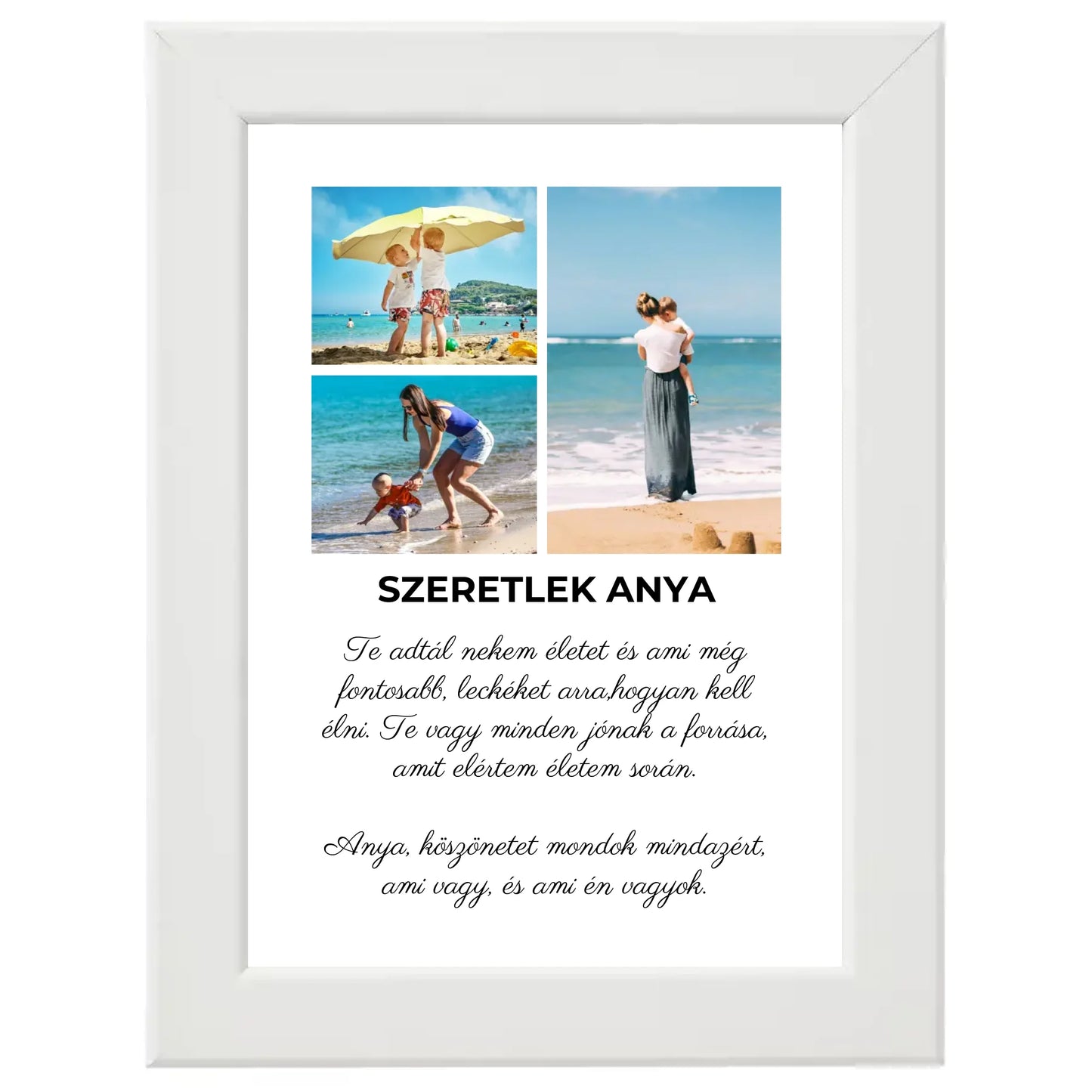 Klasszikus 3 képes egyedi fotókollázs #2