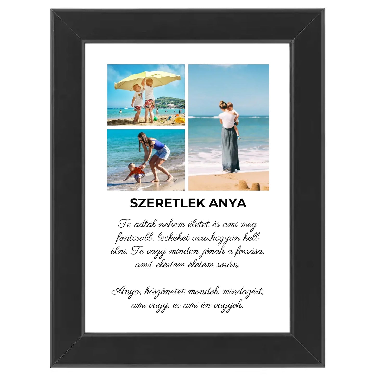 Klasszikus 3 képes egyedi fotókollázs #2