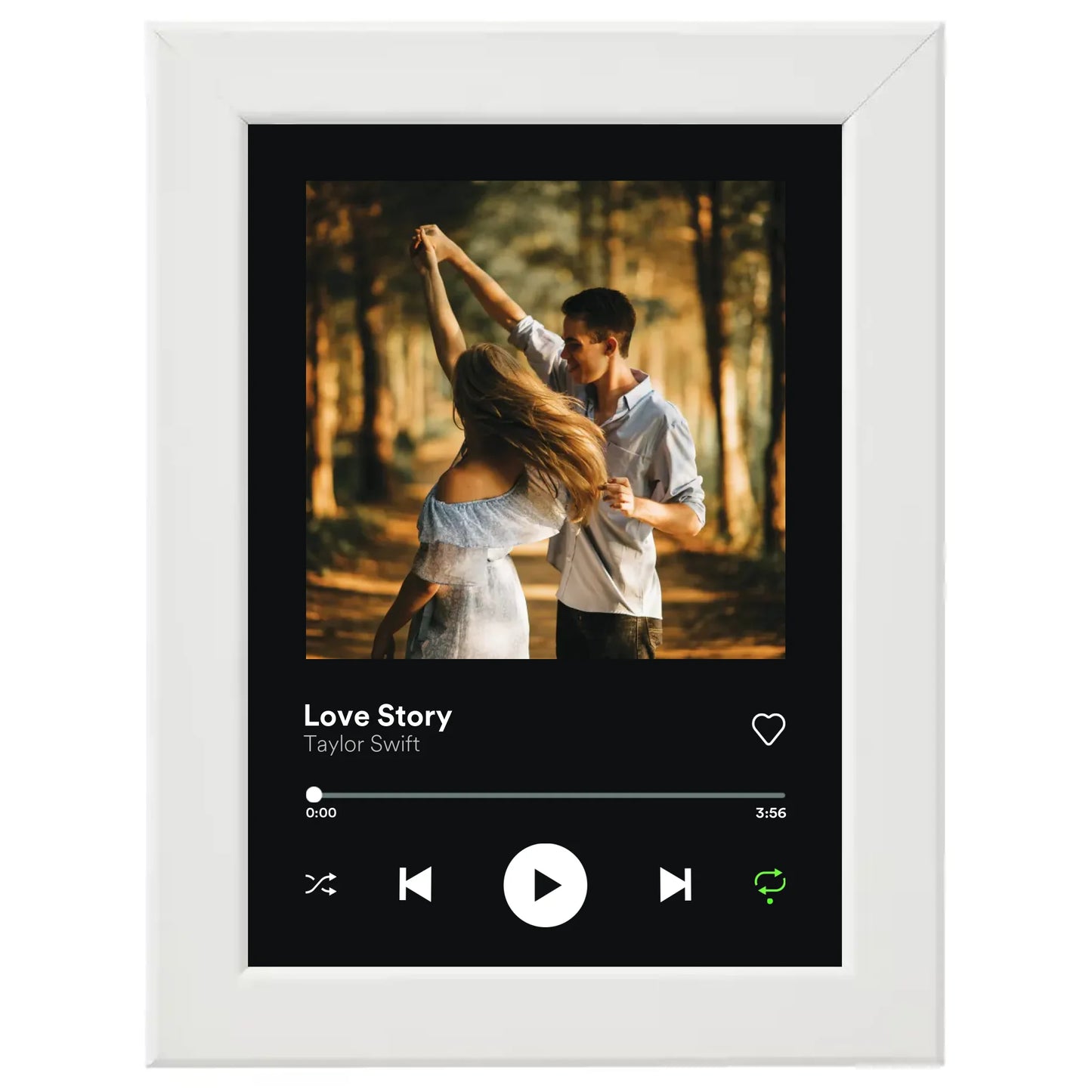 Spotify stílusú egyedi kép