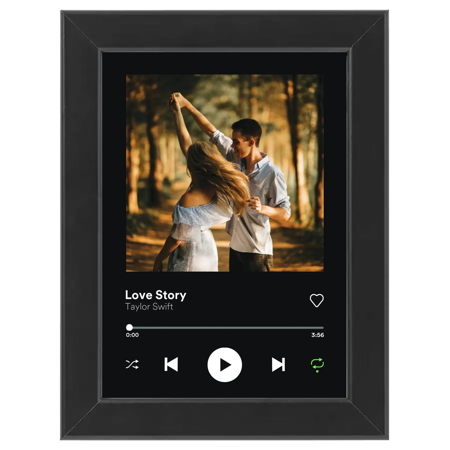 Spotify stílusú egyedi kép