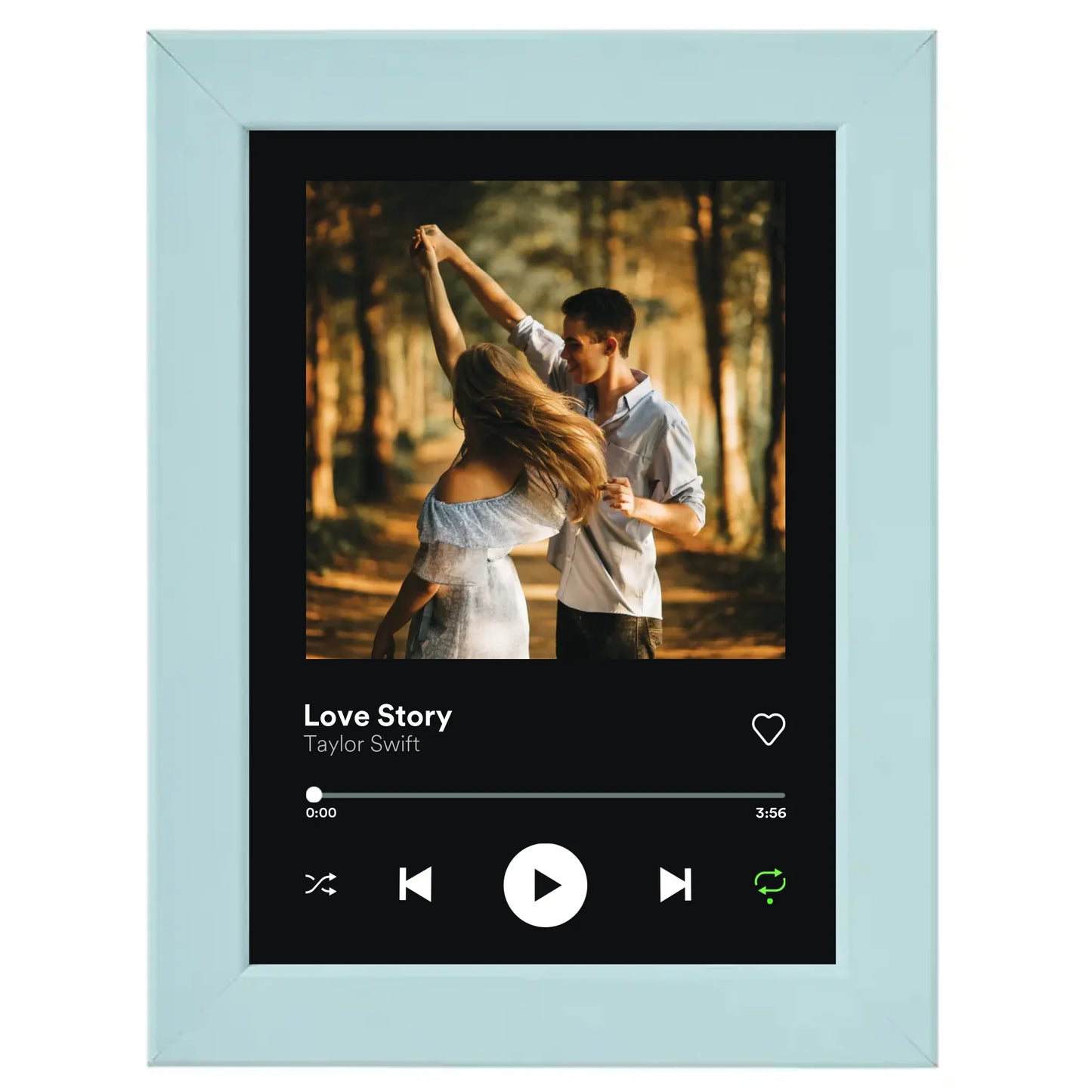 Spotify stílusú egyedi kép