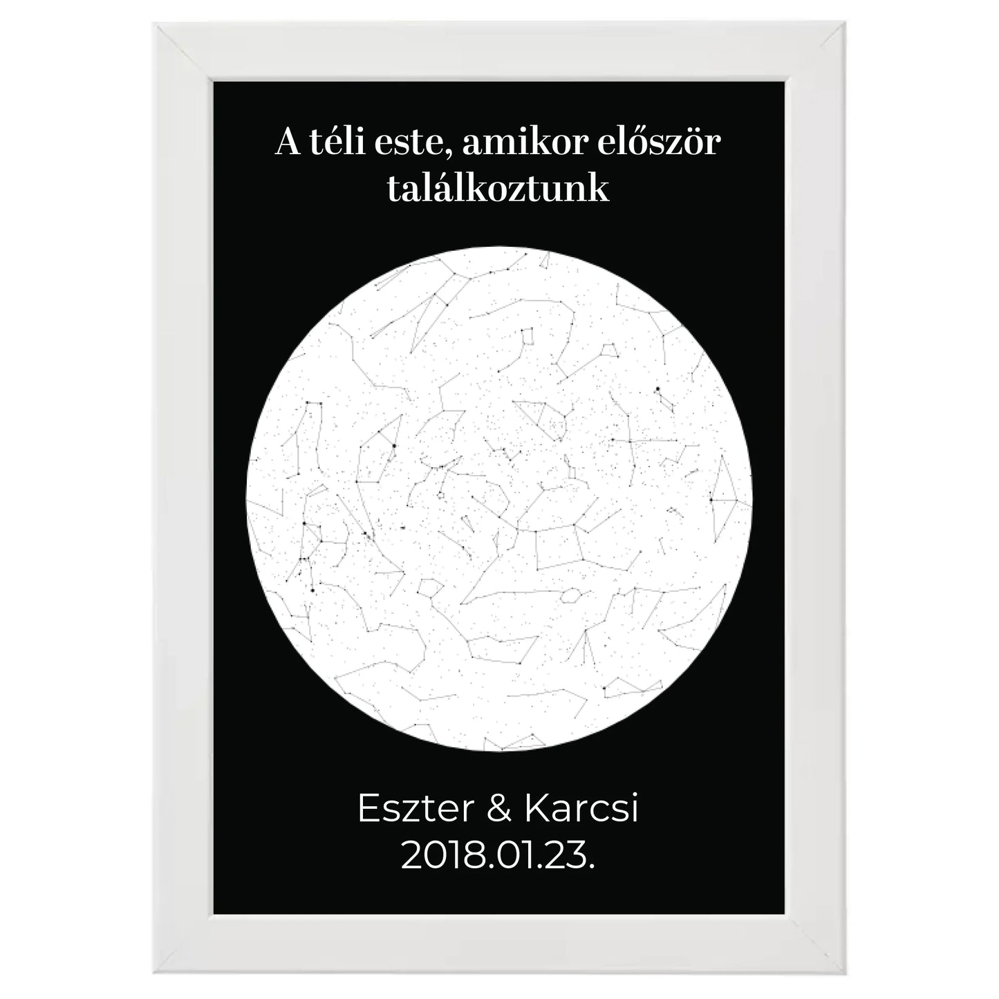 Klasszikus kör csillagtérkép