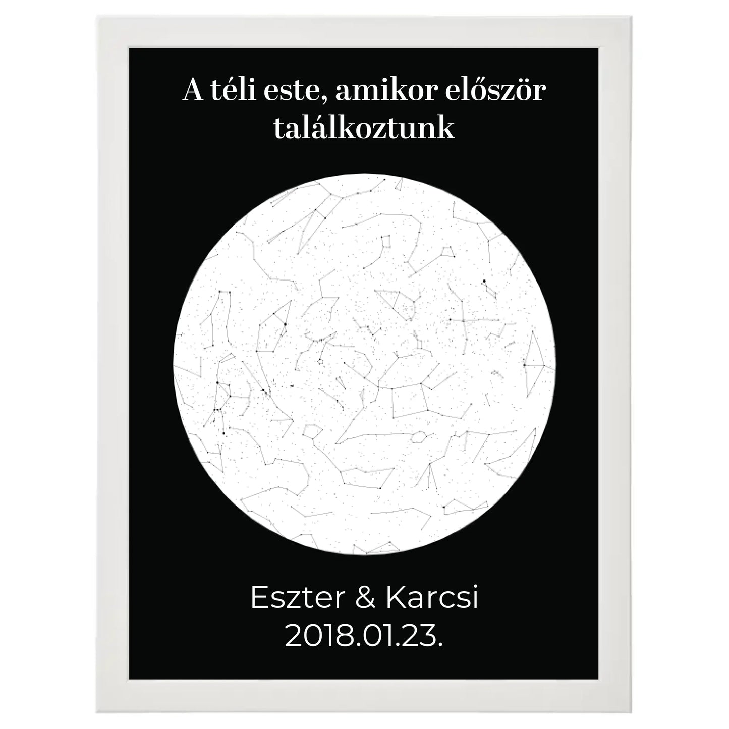Klasszikus kör csillagtérkép