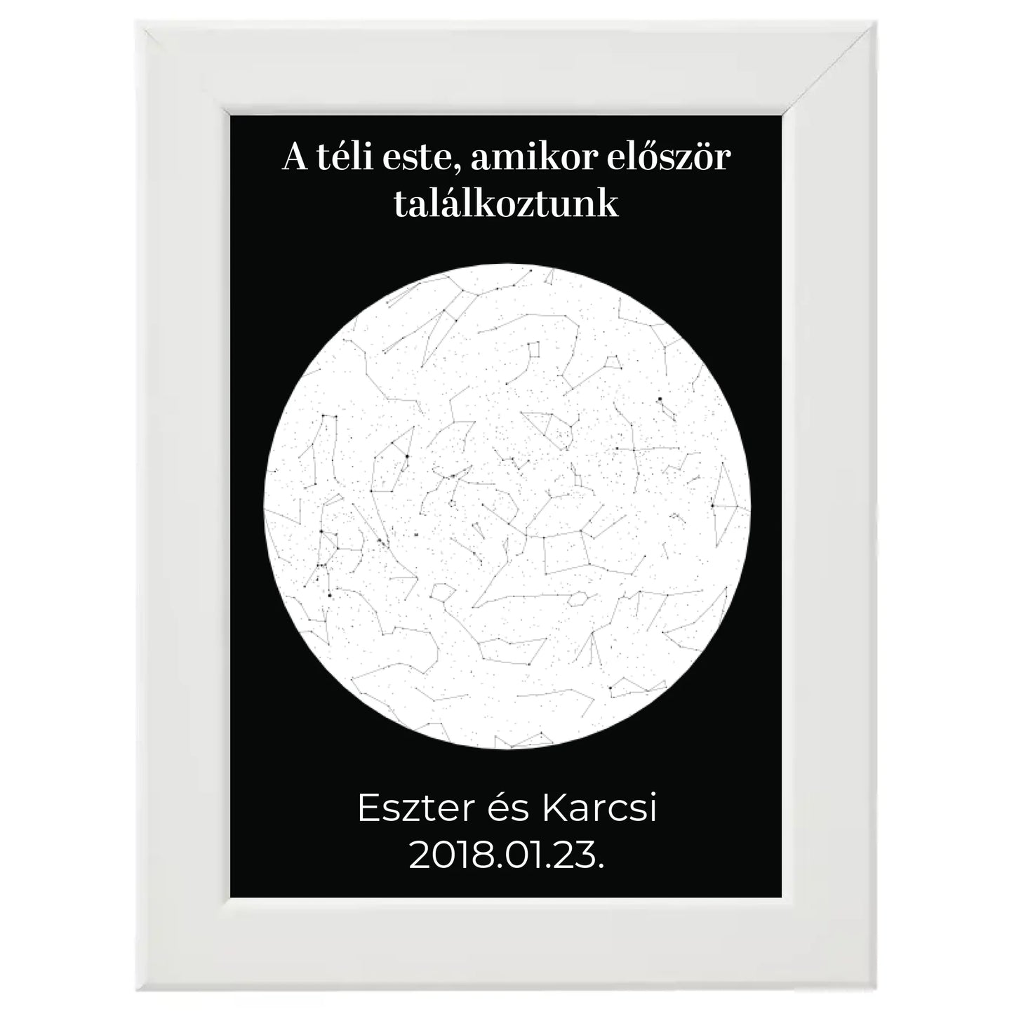 Klasszikus kör csillagtérkép