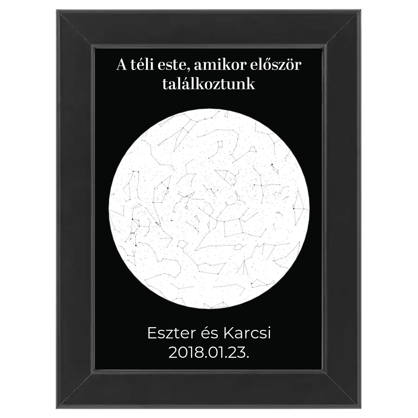 Klasszikus kör csillagtérkép