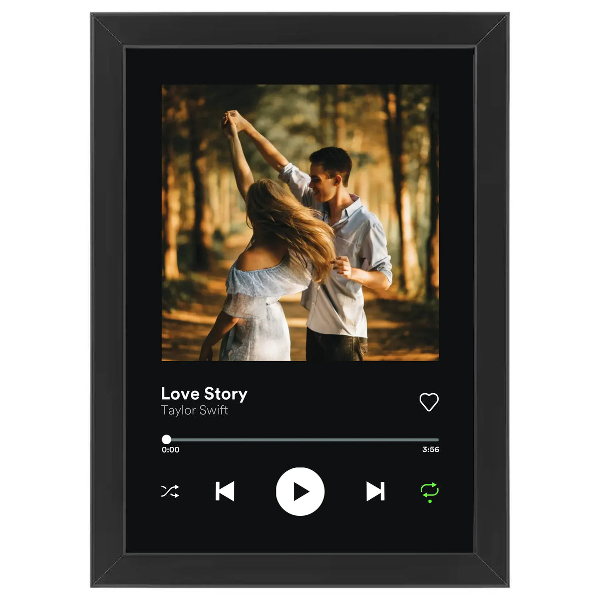 Spotify stílusú egyedi kép